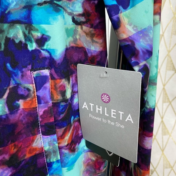 Athleta Floral Fade Bomber Jacket - Picture 2 of 3